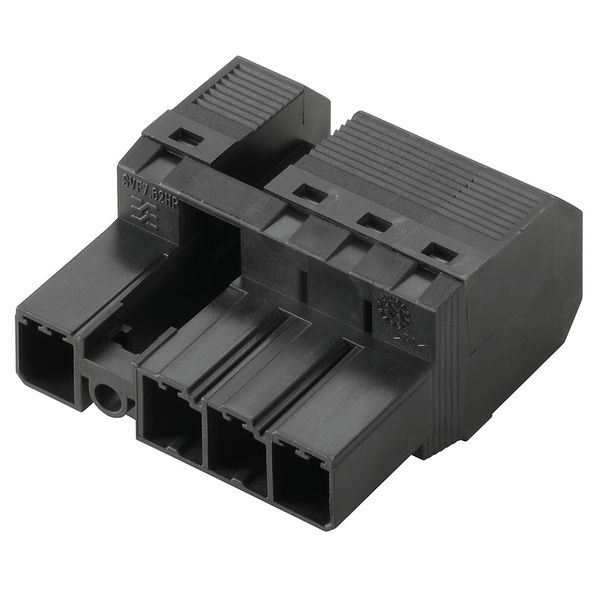 PCB plug-in connector, male plug, 7.62 mm, Number of poles: 6, 180°, PUSH IN without actuator, Tension-clamp connection, Clamping range, max. : 10 mm², Box image 1