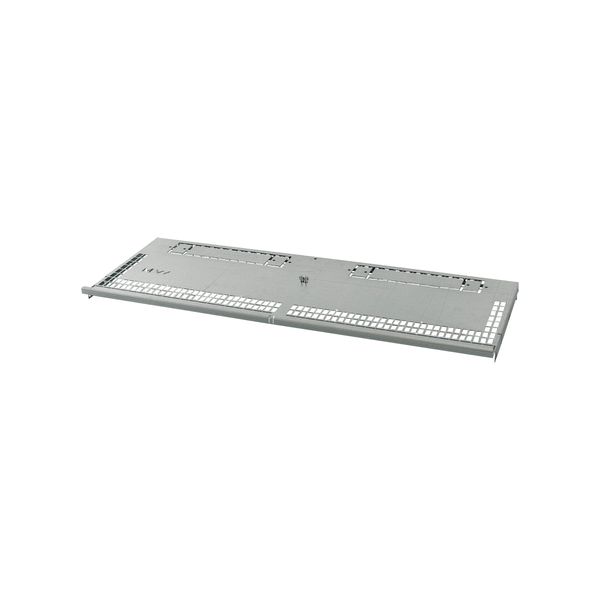 XP2N4W-R-MCB10 Partition, 2xNZM4 component mounting area/cable connection area, withdrawable unit with remote operator, main busbar back, W=1000mm image 3
