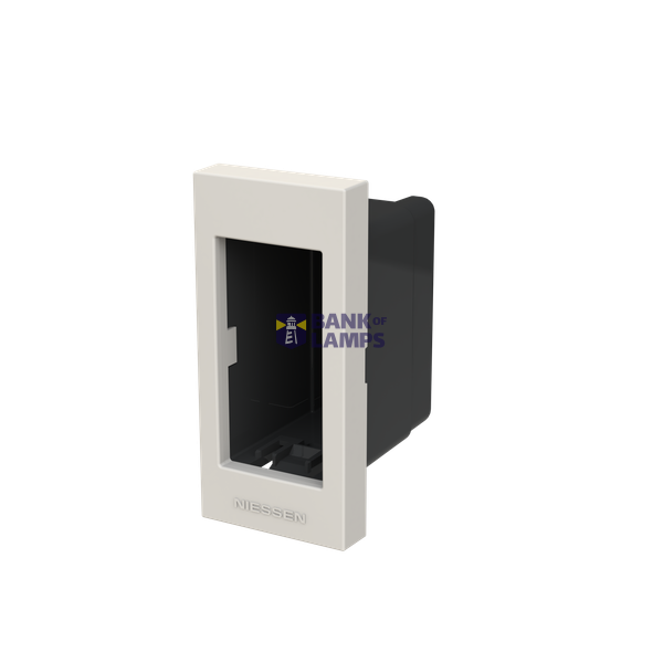 Frame for metallic and plastic profiles - Niessen logo - 1M - Dune image 2