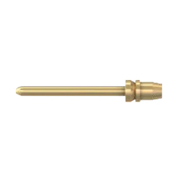 Plug pin, 1.3 mm, gold-plated image 1