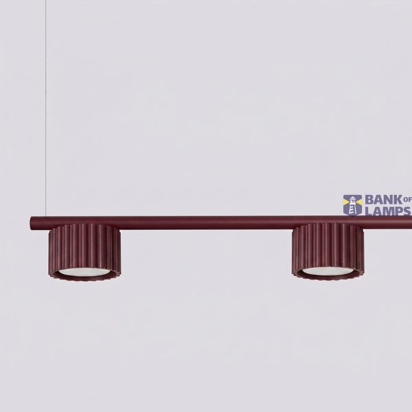 Chandelier AURA 4 burgundy Gx53 image 11