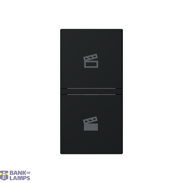Rocker cover scene symbol - 1M - Matt Black image 1