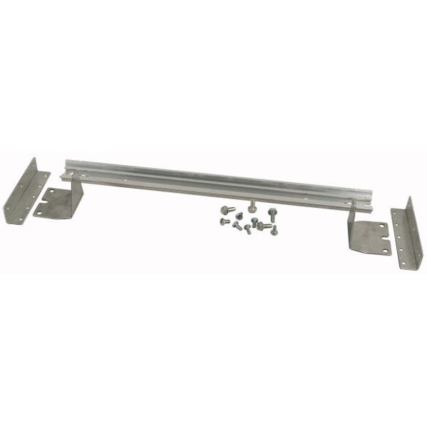 XMMC0606M Mounting plate, +mounting kit, for FAZ, vertical, HxW=150x600mm image 1