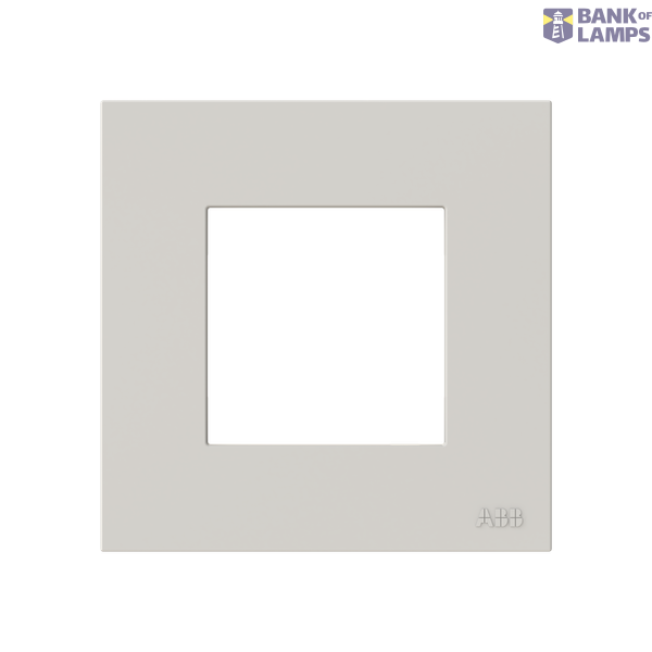 Frame 1-gang / 2-modules - ABB logo - Basic - Dune image 1