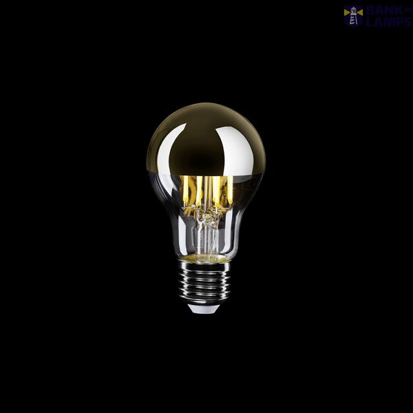 LED Gold Half Sphere Drop Light Bulb A60 7W 650Lm E27 2700K Dimmable - A12 image 2
