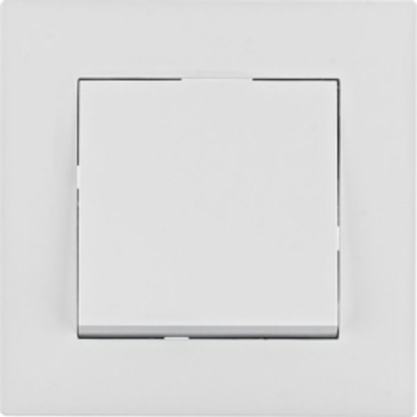 SA Switch with Plate 1P - white image 1