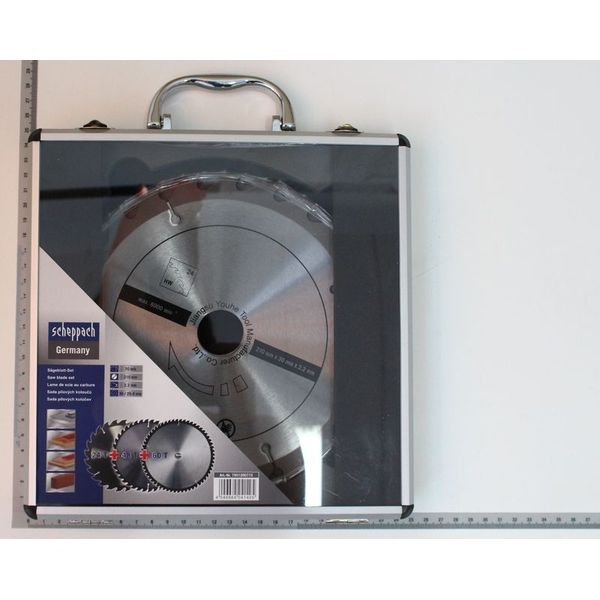 Scheppach Saw Blade Set O210mm, 3 pieces image 4