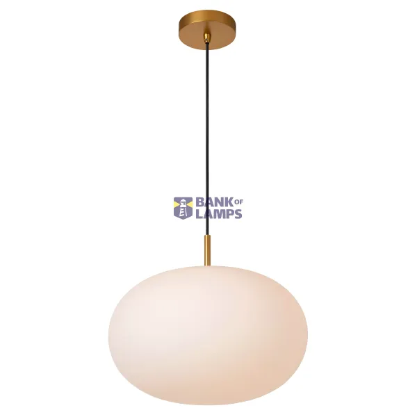 ELYSEE Pendant light-Opal-Ø38-1xE27-40W-Glass image 1