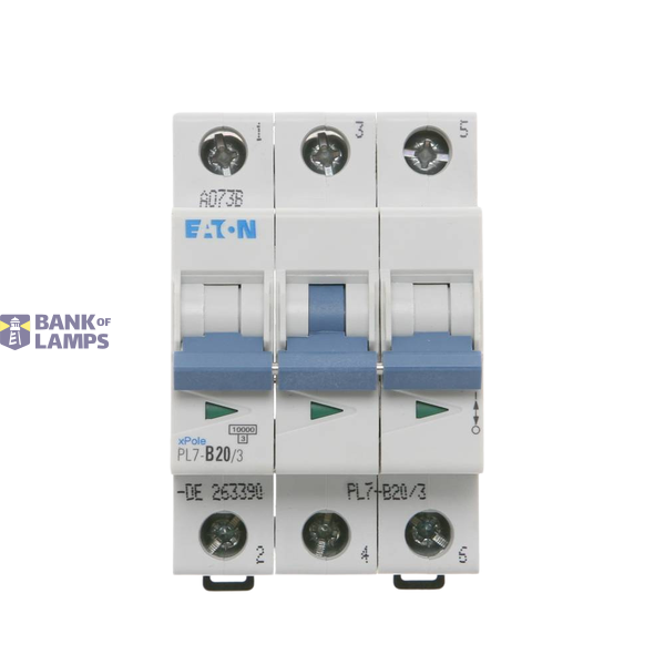 PL7-B20/3 Miniature circuit breaker (MCB), 20 A, 3p, characteristic: B image 1