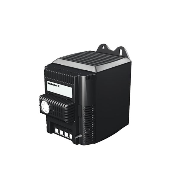 Heating panel fan, IP20, black image 2