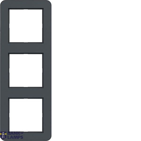 Triple cover frame, C.1, anthracite image 1