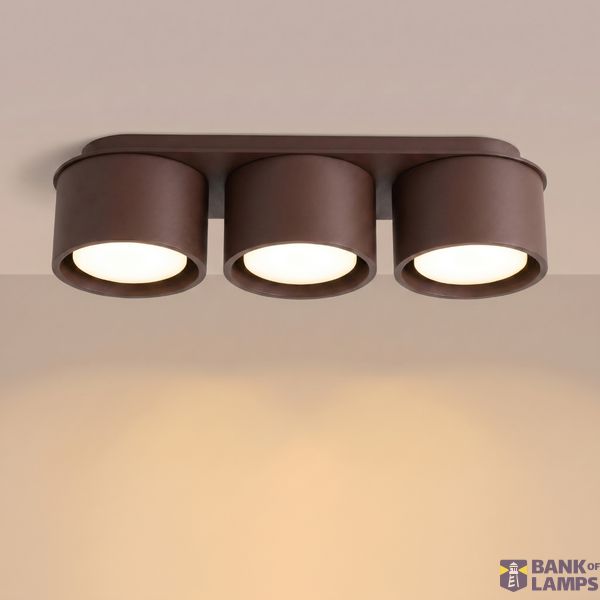 Ceiling lamp MODO 3 brown Gx53 image 5