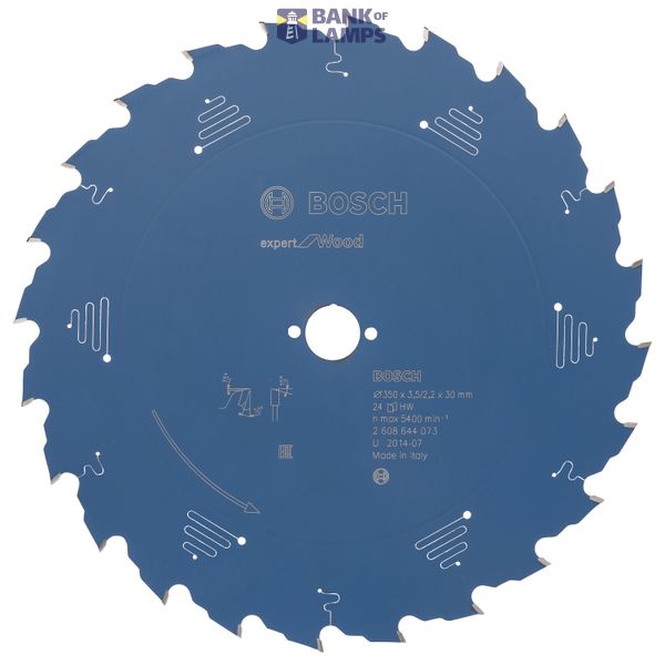 Circular saw blade Expert for Wood 350 x 30 x 3,5 mm, 24 image 1