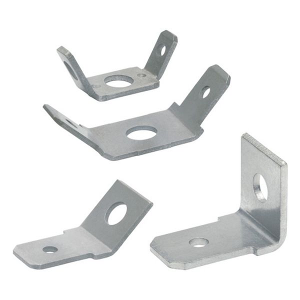 Faston plug, 6.3 x 0.8 mm, uninsulated, angled, 2080 image 1