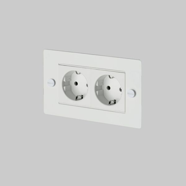2G EURO SOCKET / WHITE image 1
