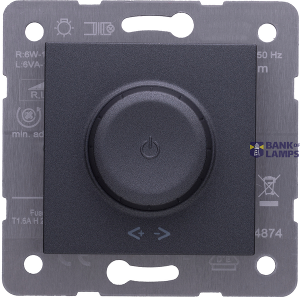 Karre Plus-Arkedia Dark Grey Pro Dimmer RLC 350W image 1