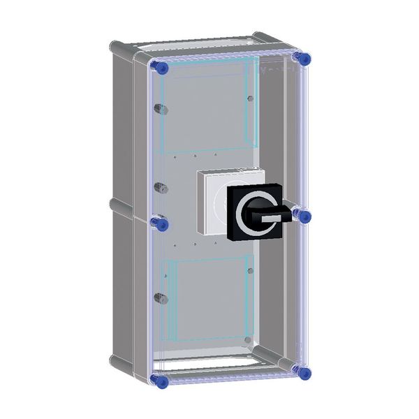 Switch enclosure prepared for 1 NZM2 MCCB 3P image 4
