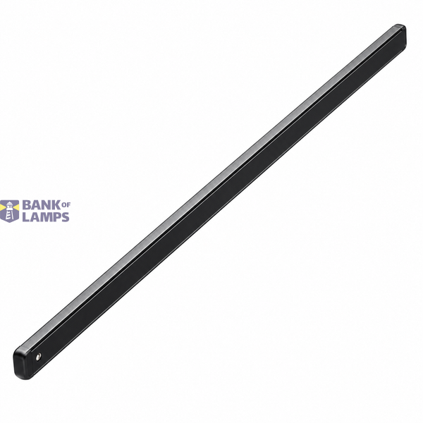 2- Wire Magnetic Track Linear Light  8W, 24V, 4000K, 120°,  Black image 1