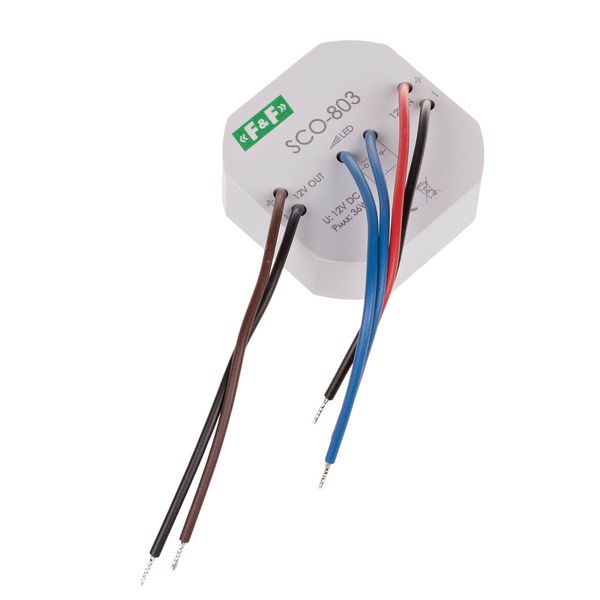 LED lighting dimmer, with "memory", power supply 12V DC, 36W, mounting in a ?60 junction box image 7