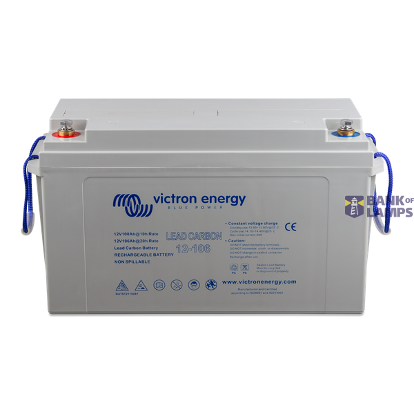 Victron Energy Akumulators Lead Carbon Battery 12V/106Ah (M8) image 1