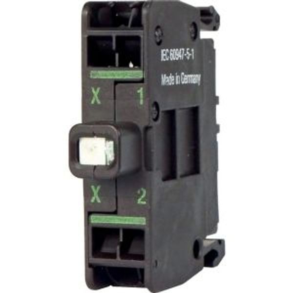M22-CLEDC-W LED element, white, base fixing, cage clamp image 2