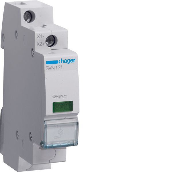 Green Indicator light 12/48V image 1