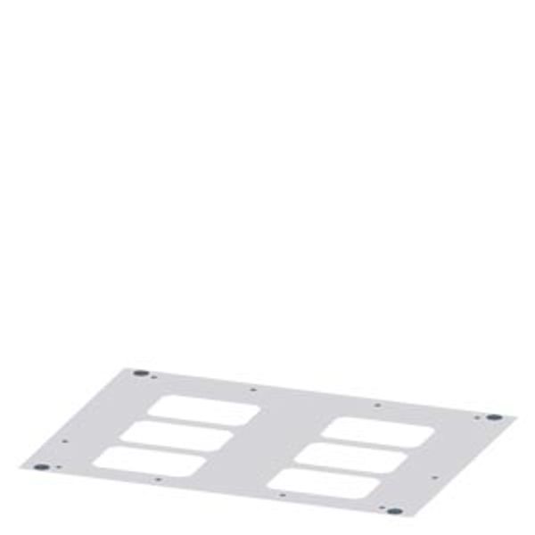 Roof plate for module inserts IP54, D: 600mm W: 800mm image 1