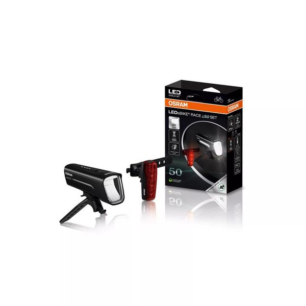 OSRAM LED bicycle headlight kit 50lux image 1