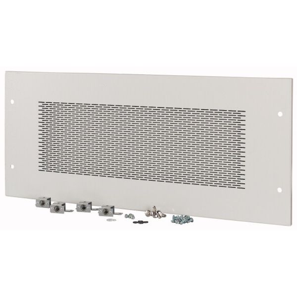 XTSZCSV3-H350W800 Section wide cover, HxW=350x800mm, IP31, grey image 1