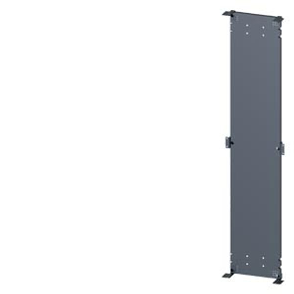 SIVACON, Mounting plate, for Cabinet rear wall perforated, H: 1800 mm, W: 400 mm, zinc-plated image 1