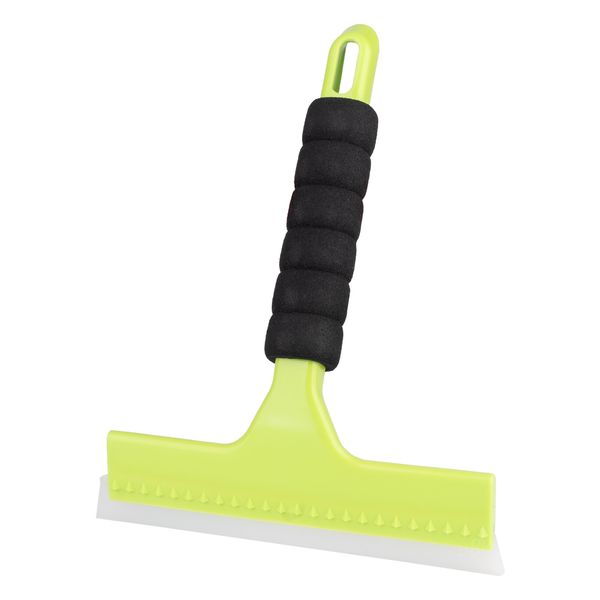 Silicone window glass water squeegee with handle 25 cm AMIO-03849 image 1