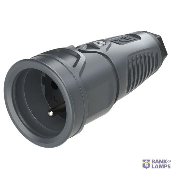 Portable socket anthracite 16A 3P IP20 image 2
