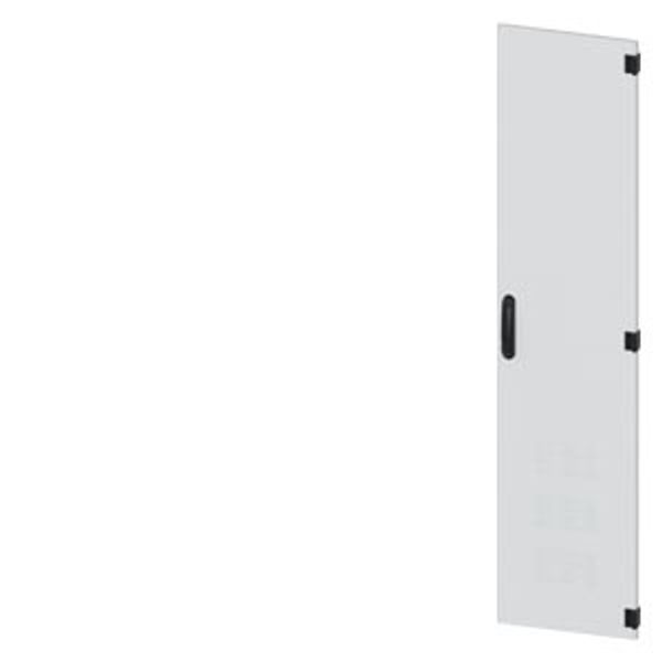 SIVACON, door, right, ventilated, IP40, H: 1800 mm, W: 400 mm, RAL 7035 image 1
