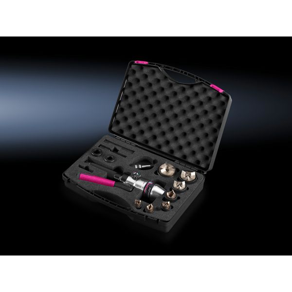 Hand hydraulic punch set straight M16,20,25,32,40,50,63 mm image 2