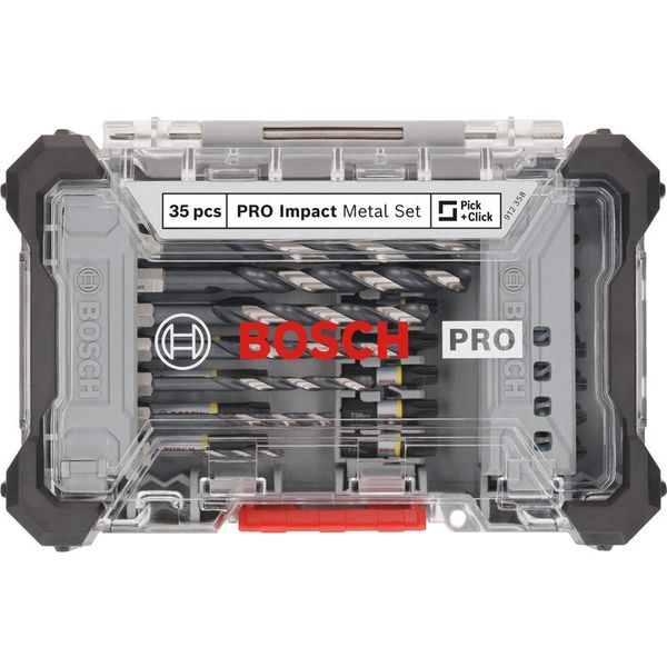 PRO Impact Screwdriving and Metal Drilling Mixed Set, 35 pcs image 2