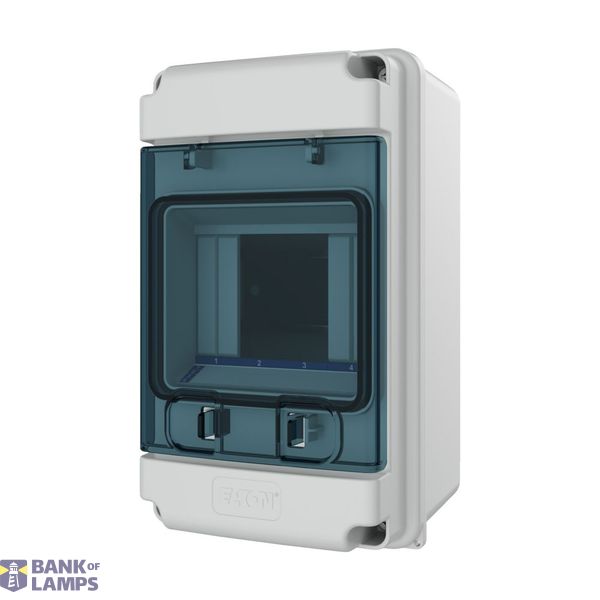 Mini Surface Mounted Board, IP65, IK08, 1-row 4 modules with screw ter image 2