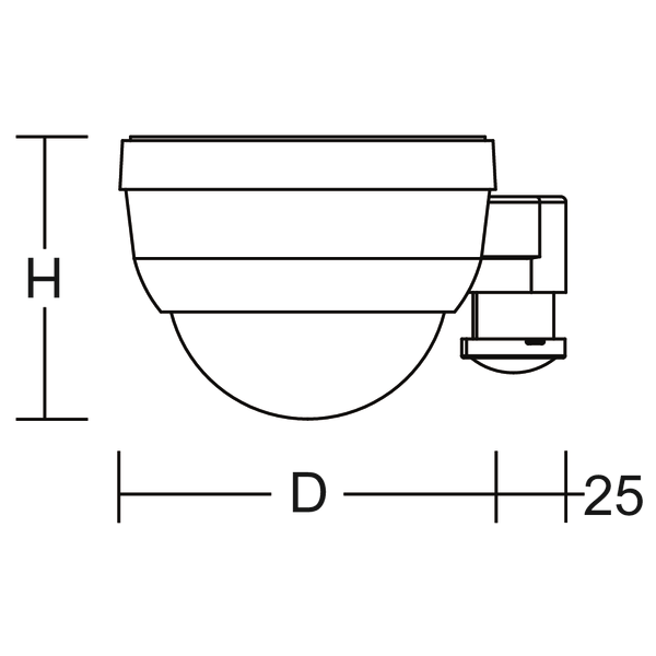 Sensor D 101 H 76 colour: white 220 - 240 V image 4