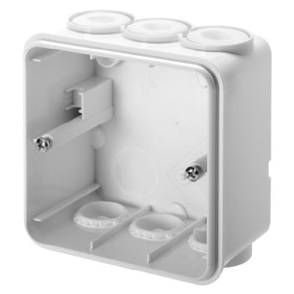 SURFACE MOUNTING BOX - FOR RCD SAFETY - WHITE COLOUR image 2