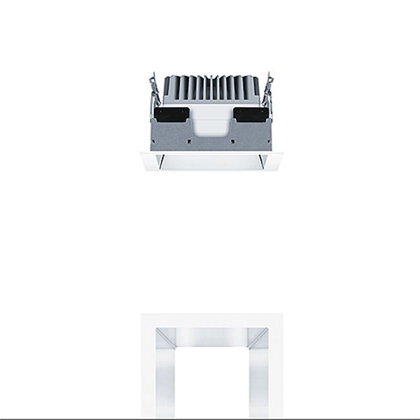 PANOS EVO Q140H 9W 840 LDO AL WH - LED ceiling-recessed luminaire image 1