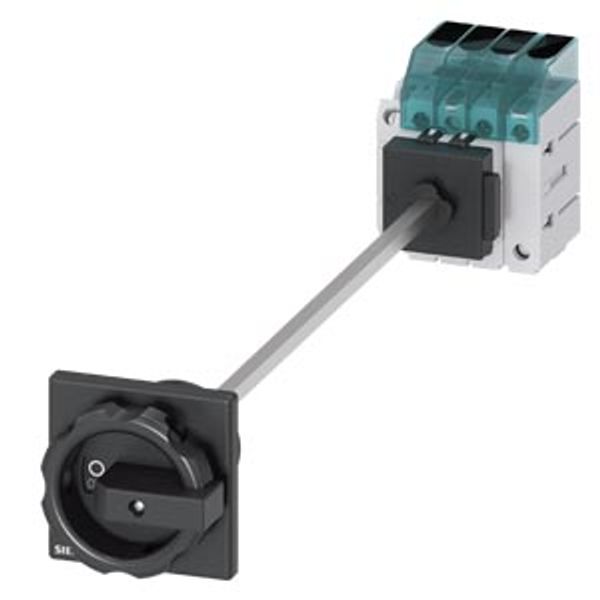 Switch disconnector 3LD3, Iu 25 A main control switch 3-pole + N image 1