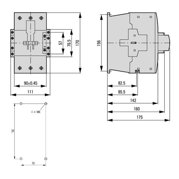 Contactor 75kW/400V/150A, coil 230VAC image 5