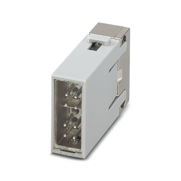 Data module, 48 V, 10 A, Cat. 5e, Number of poles: 8, Crimp connection, Male, Required plug-in slots: image 1