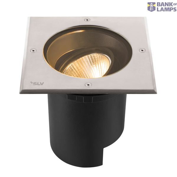 DASAR® L, square cover 24° 3000K incl. DALI driver in stainless steel image 2