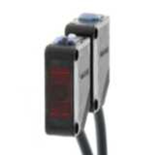 Photoelectric sensor, rectangular housing, red LED, through-beam, 10 m E3Z 7030D image 2