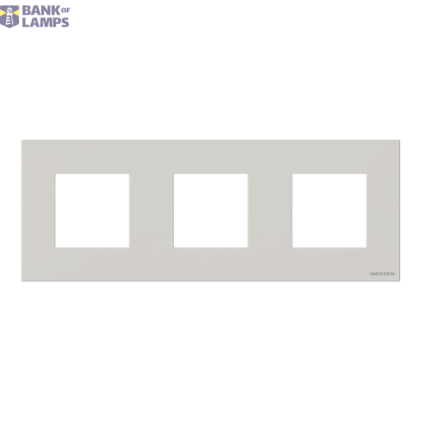 Frame 3-gang / 2+2+2-modules - IP44 - Dune image 1