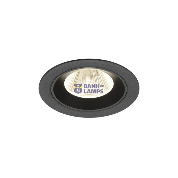NUMINOS© M, recessed ceiling light, 4000K, 20ø IP20 round bl image 1