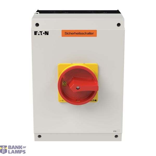P3 Insulated enclosure, 80 A,Surface mounting, 3 pole, Form I5-SI, Red image 3