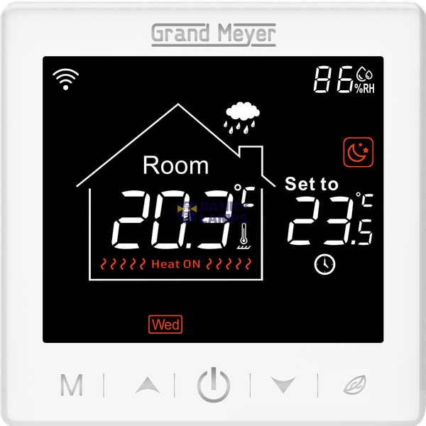 Wi-Fi PROGRAMMABLE TEMPERATURE REGULATOR, SN-10, 16A, 230V image 1