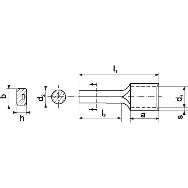 Pin terminal KWA_6/100 image 2
