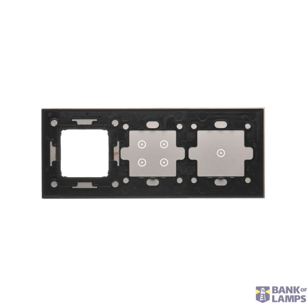 Double frame, white, gold base image 2